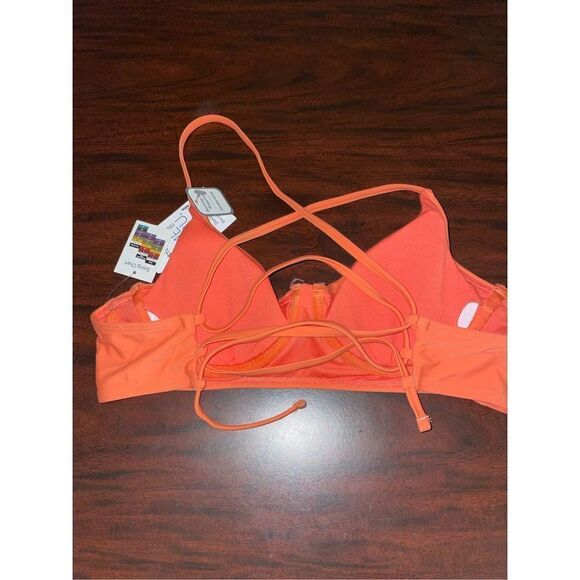 NWT Time and Tru Back Tie Bikini Top - Picture 3 of 8